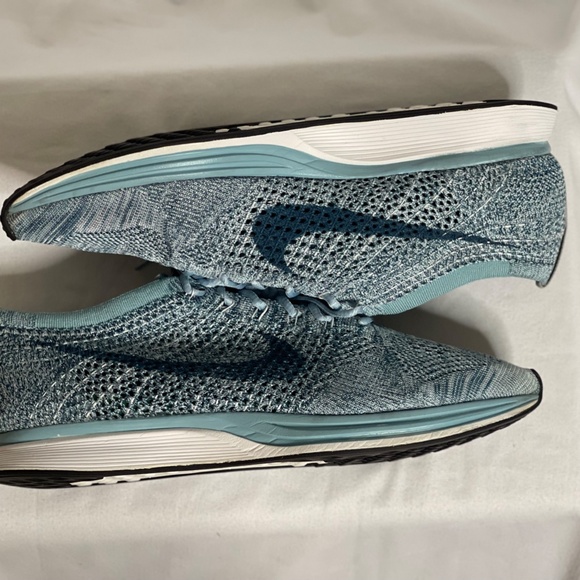 *RARE FIND* SIZE 12 - NIKE FLYKNIT RACER "BLUEBERRY" 2017 *ORIGINAL RELEASE* - Picture 7 of 16